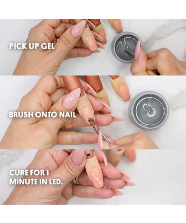 Young Nails Synergy Gel System | Foundation Gel & Builder Gel Base Coat - 15g Clear | Superior Adhesion & Strength for Hard Nail Designs - Buy Online on GoSupps.com