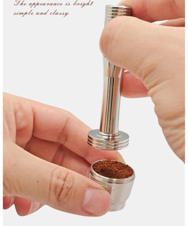 Dosettes de caf r utilisables en acier inoxydable 304 avec filtre de pr cision pour am liorer la saveur et le brassage durable des maisons Square hole model - Buy Online on GoSupps.com