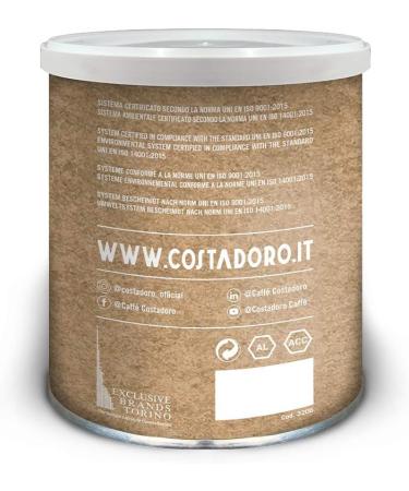 CAFFE' COSTADORO Respecto Arabica Espresso Coffee Box 250 g - Buy Online on GoSupps.com