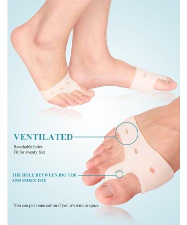 Jiahao Toe Separator & Big Foot Spacer Forefoot Metatarsal Cushions for Ball of Foot Pain Relief | Unisex Comfort - Buy Online on GoSupps.com