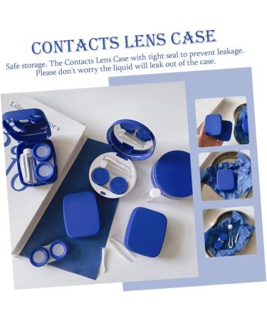 Solustrie 10 pc Colored Contact Lenses Kit | Portable Lens Containers & Makeup Mirror | International Shipping - Buy Online on GoSupps.com
