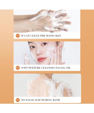 Turmeric Soap Natural Turmeric Soap Bar Pure Turmeric Handmade Soap Bar For Face & Body Dark Spot Corrector Remover Moisturizing Fine Lines Firming Friendly Vegans&Cruelty - Buy Online on GoSupps.com