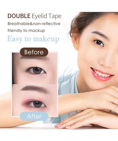 Eyelid tapes 5Packs/1360Pcs Instant Eyelid Lift Strips for Hooded Droopy Eyes Self-Adhesive Eye Tape Stickers for Long-lasting Breathable - Buy Online on GoSupps.com