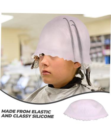 HONMEET Silicone Highlighter Cap Hair Frosting Cap Colouring Dyeing Cap Dyeing Color Tool Highlighting Hat Hair Dye Cap Highlight Cap for Hair Frosting Tipping Cap Dye Caps - Buy Online on GoSupps.com