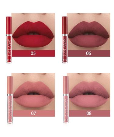 PICKX Long Lasting Matte Liquid Lipstick Set - Waterproof & Sweatproof Velvet Lipstick Gift Box (12 Colors) - Buy Online on GoSupps.com