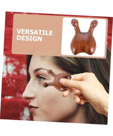 2pi ces Grattoir Points Acupuncture Pour Visage Masseur De Nez Bois Lot De Outils De Massage Du Nez Yeux - Buy Online on GoSupps.com