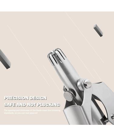 UNbit Nose Hair Trimmer Nose Trimmer New Stainless Steel Manual Trimmer for Shaving Nose Ear Hair Trimmer Shaver Face Care for Men Washable Device Tool Trimmer - Buy Online on GoSupps.com