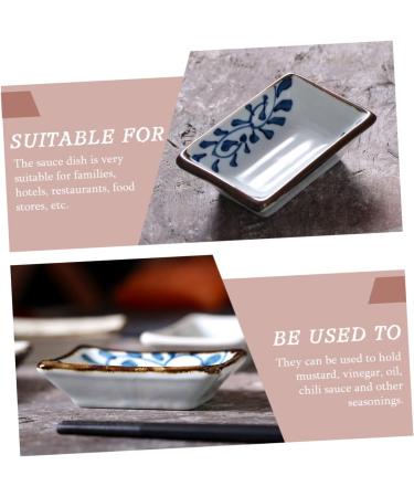 Amosfun 2pcs Japanese Sauce Dish Dip Ceramics Small Dish 9.6X6.6CM As Shown - Buy Online on GoSupps.com