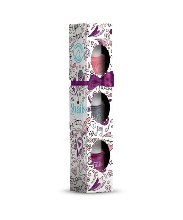 Snails 516455 children's nail polish gift set Mini Music 3x7ml water-based washable harmless vegan - Buy Online on GoSupps.com