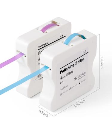 Dental Polishing Strips 4mm x 6M Fine (Blue) - 1 Count | Teeth Abrasive & Finishing Strips - Buy Online on GoSupps.com