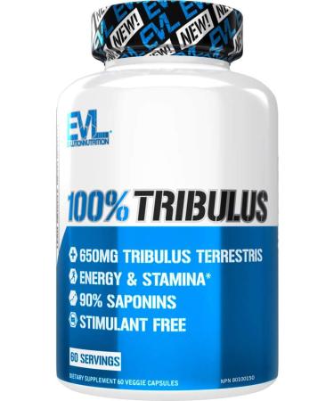 Evlution Nutrition 100% Pure Tribulus - Boost testosterone & enhance performance - 60 Capsules - Buy Online on GoSupps.com