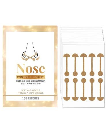 Lot de 100 autocollants correcteurs lastiques pour le nez - Pour les femmes - Convient pour une utilisation la maison en d placement dans les soins de beaut quotidiens et