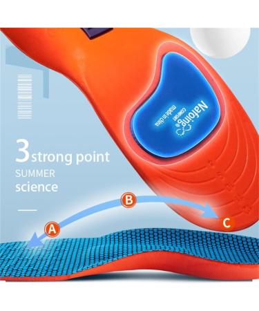 Sports Elasticity Insoles - Shock Absorbing Breathable Orthopedic Shoe Inserts for Running - International Shipping Available - Buy Online on GoSupps.com