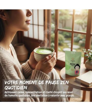 Umami Poudre de Th Vert Matcha BIO - Grade Premium 1 re R colte - Cultiv Uji Kyoto Japon - Superfood nergisant Id al Boire - 50g - Buy Online on GoSupps.com