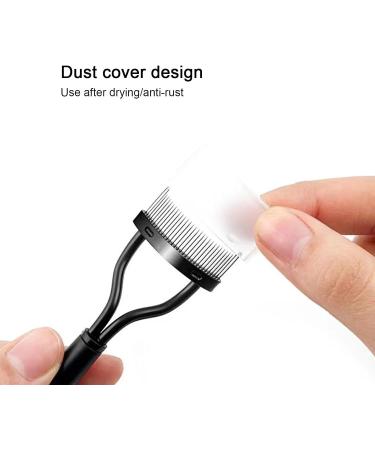 Eyelash Comb - Eye Lash Separator | Mascara Separator Tool | Eyelash Separator Mascara Applicator | Eyelash Definer Mascara Comb | Arc Designed Cosmetic Brushes Tool for Women BLACK - Buy Online on GoSupps.com