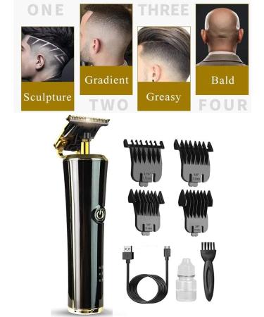 Men Hair Clipper Electric Pro Outliner Grooming Rechargeable Cordless Close Cutting T-Blade Trimmer for Men Gapped Detail Beard(Black) - Buy Online on GoSupps.com
