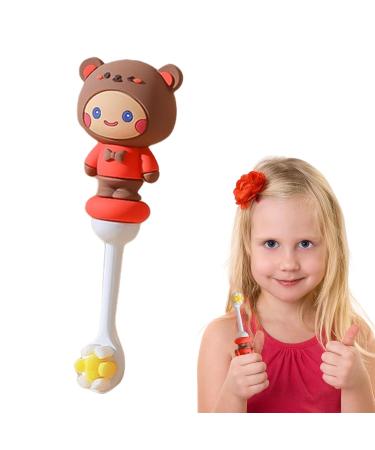 Hand Toothbrush for Children - Cute & Safe Styling for Toddlers (Ages 1-6) - Hmltd Braunb r - Buy Online on GoSupps.com