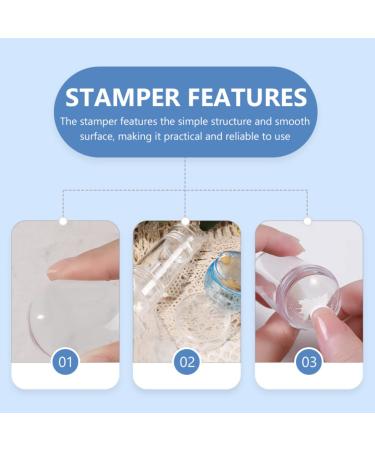 Buy Minkissy Nail Art Stamp Set - Silicone Nail Stampers & Stencils for Beautiful Nail Designs | Perfect for International Shipping - Buy Online on GoSupps.com