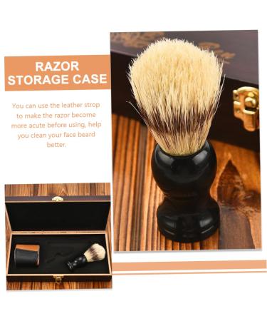 Frcolor Men's Razor Set - Premium Shaving Brush & Wood Case - Stylish & Durable Grooming Essentials - Buy Online on GoSupps.com