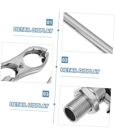 Beavorty Facial Tools Set - Portable Moxa-Klemme & T-Tool for Skin Care | Stainless Steel Burner 16x6.5cm - Buy Online on GoSupps.com