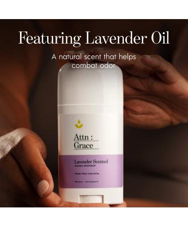 Grace Aluminum-Free Deodorant - All Natural Long Lasting Sweat Protection - Vegan & Cruelty-Free (Lavender) | Baking Soda Free - Buy Online on GoSupps.com