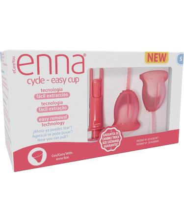 Buy Enna Cycle EASY Size S - Complete Kit with 2 Mounting Cups Applicator Sterilizer & Transport Box | International Shipping Available - Buy Online on GoSupps.com