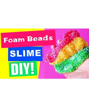120000 Pcs Foam Balls for Slime with Tools - Colorful Styrofoam Beads for DIY Crafts - 16 Pack - Buy Online on GoSupps.com