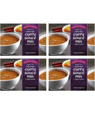 Curry Sauce Bundle Containing Mayflower Chinese Style Curry Extra Hot Sauce 255g (4 Pack) - Buy Online on GoSupps.com