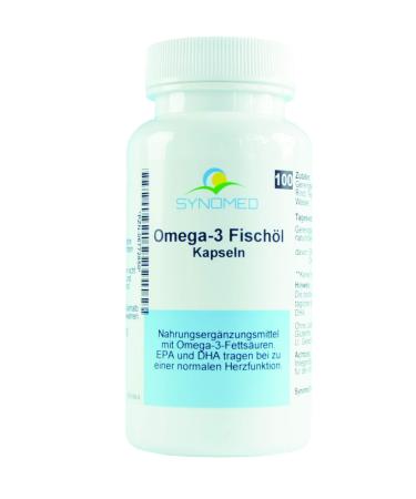 Omega-3 Fish Oil Capsules 100 Capsules (68 g)