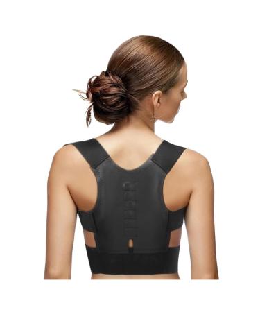 Back Support Back Brace Lumbar Support Posture Corrector Orthopedic Corset Back Waist Support with Shoulder Brace Spinal Back Support Belt(Black X-Large) X-Large Black