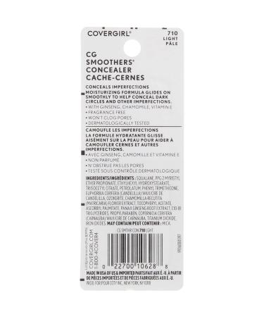 CoverGirl Smoothers Concealer Light 710 0.14 oz - Pack of 5 | Long-lasting Coverage - Buy Online on GoSupps.com