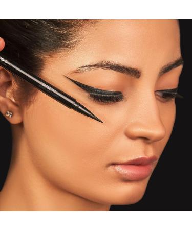 NW Pointy End Sketch Pen Smudge Proof Eyeliner - Matte Finish Light Weight Water Resistant Long Stay Highly Pigmented with One Stroke Application Formula - Black - Buy Online on GoSupps.com