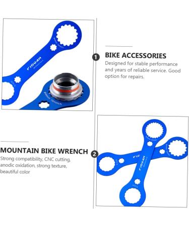 ToddMomy 4-Piece Bicycle Tire Removal Tool Set | Fork Caps & Crank Key | Durable & Compact | Perfect for International Shipping - Buy Online on GoSupps.com