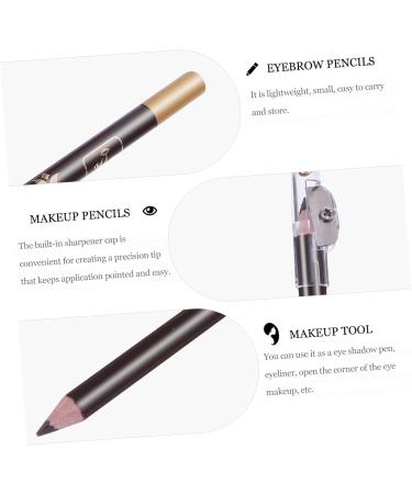 NOLITOY 24 pcs Built-in A Makeup with Professional for Women Girls Beauty Eyebrow -in- Sharpener Pencil 1 count (Pack of 1) Coffeex3pcs - Buy Online on GoSupps.com