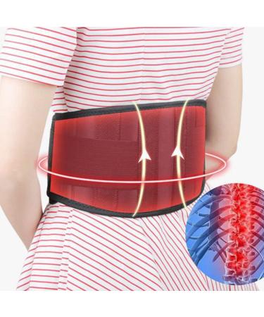 Heating Lower Back Brace for Pain Relief | Adjustable Magnetic Therapy Support Belt for Sciatica Herniated Disc & Scoliosis - Unisex - Buy Online on GoSupps.com