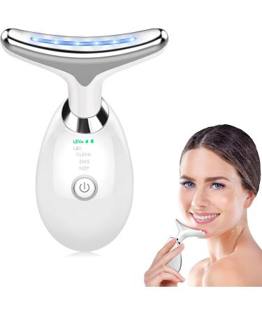 7 Color Anti Wrinkles Face Massager | Anti-Aging Facial Neck Eye Device for Women & Men - White - Buy Online on GoSupps.com
