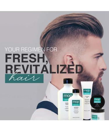 MOP Basil Mint Revitalizing Shampoo - 8.45 oz | Controls Oil Non-Drying Adds Shine | Ideal for Normal to Dry Hair - International Shipping Available - Buy Online on GoSupps.com