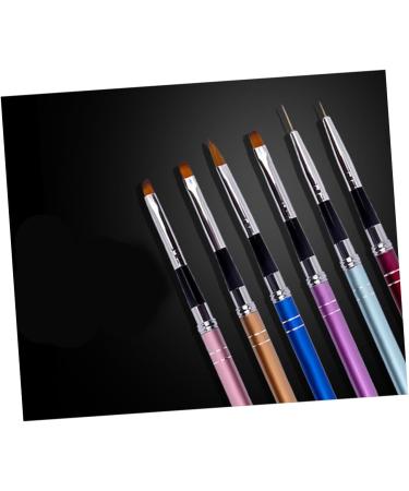 minkissy Small Travel Set Dotting Painting Pen Nail Stripping Brush Nail Art Liner Brush Stripers Manicure Nail Drawing Pen medium Red - Buy Online on GoSupps.com