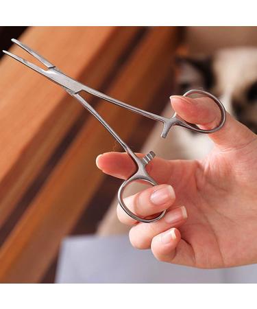 14cm Professional Straight Hemostat Hemostat Forceps Dog Grooming Scissors Piercing Forceps Tainless Steel Dog Ear Hair Puller Pet Dog Ear Hair Grooming Tweezers - Buy Online on GoSupps.com