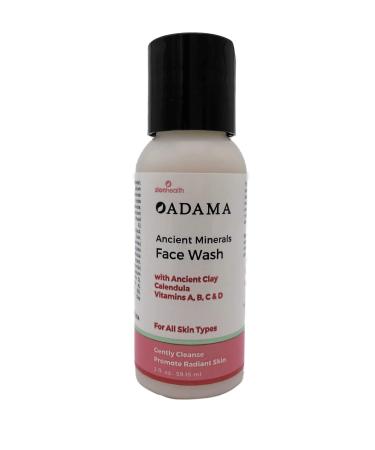 Adama Clay Face Wash Zion Health 2 oz Liquid