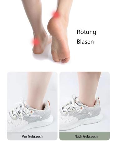 Aitous 12 Pairs Self-Adhesive Heel Cushions | Comfortable Heel Repair Patches for Big Shoes | Unisex (Black & White) - Order Internationally! - Buy Online on GoSupps.com
