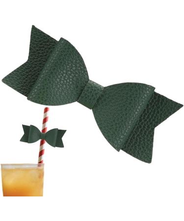 Straw s Bow Cupcake - Portable Straw Caps Decoration Cute Big Straw Decorations Bow s for Party Naixue - Buy Online on GoSupps.com