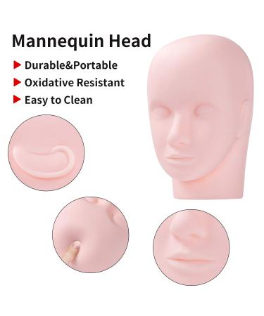 Yephets Pro Training Mannequin Flat Head for Makeup & Eyelash Extensions - Buy Online on GoSupps.com