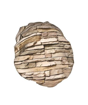 Rustic Rocks Brick Wall Printed Shower Cap - Waterproof, Fits All Head Sizes and Hair Textures - for Women - Buy Online on GoSupps.com
