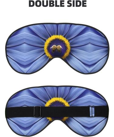 Flower Heart Bee Eye Mask | Soft Adjustable Sleeping Mask for Men & Women - Nighttime Comfort - Buy Online on GoSupps.com