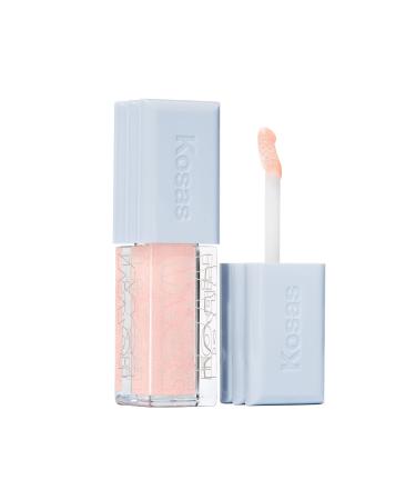 Kosas Wet Lip Oil Gloss - Hydrating Lip Plumping Treatment with Hyaluronic Acid & Peptides  Non-Sticky Finish (Exposed)