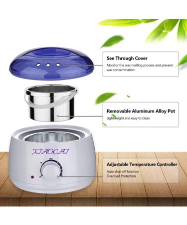 Wax Warmer Professional Waxing Kit for Woman and Men - Painless Waxing at Home - 4 Packs Wax Beads & 10 Soothing Applicator Sticks - Full Body Hair Removal - 1 Count - Buy Online on GoSupps.com