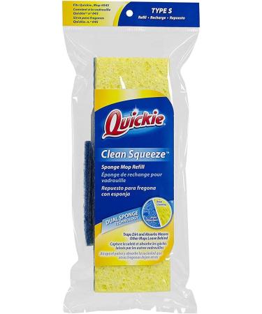 Quickie Sponge Mop Refill 3 x 9 Type S - 4 Pack | Replacement Mop Heads - Buy Online on GoSupps.com