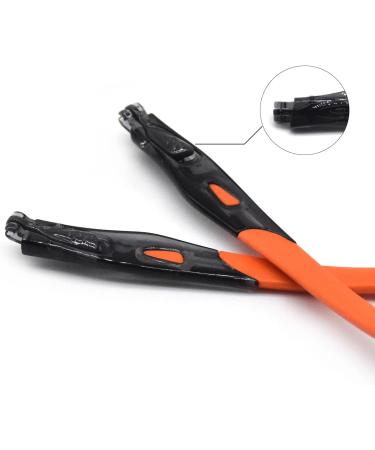 HKUCO Rubber Replacement Transparent Black Frame Legs for Oakley Crosslink Sweep/Switch - Upgrade Your Eyeglass Frame with Premium Parts - Buy Online on GoSupps.com