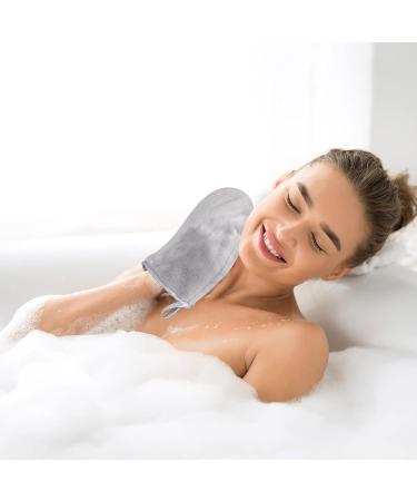 Phogary 8-Pack Microfiber Washing Gloves | Soft Flannel Spa Cloths | Reusable Makeup Remover | European Style Washcloths 15x21 cm (Gray) - Buy Online on GoSupps.com